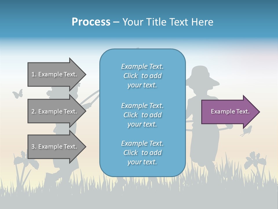 Girls Playing Hula Hoops PowerPoint Template