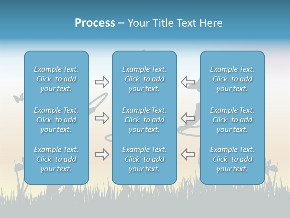 Girls Playing Hula Hoops PowerPoint Template