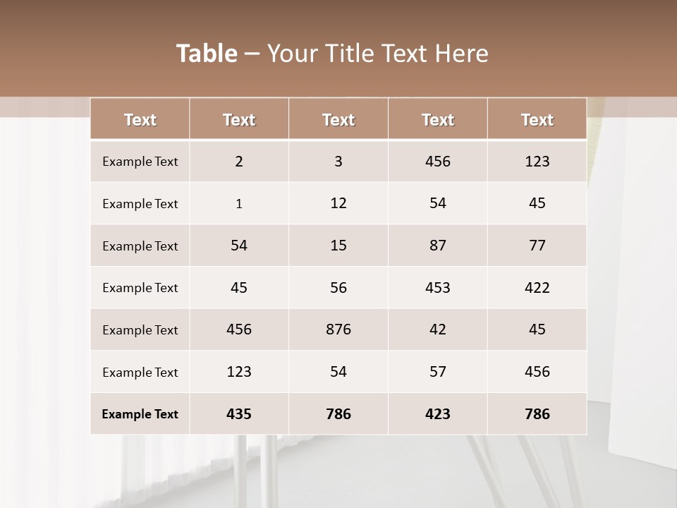 A Woman Sitting In A Chair With Her Legs Crossed PowerPoint Template