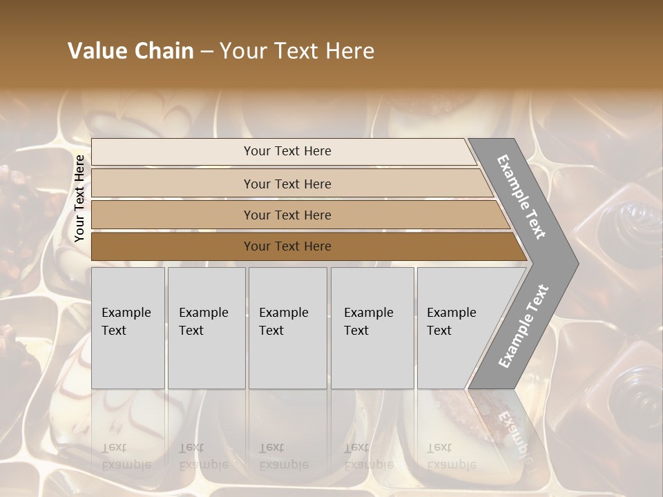 An Array Of Chocolates. PowerPoint Template