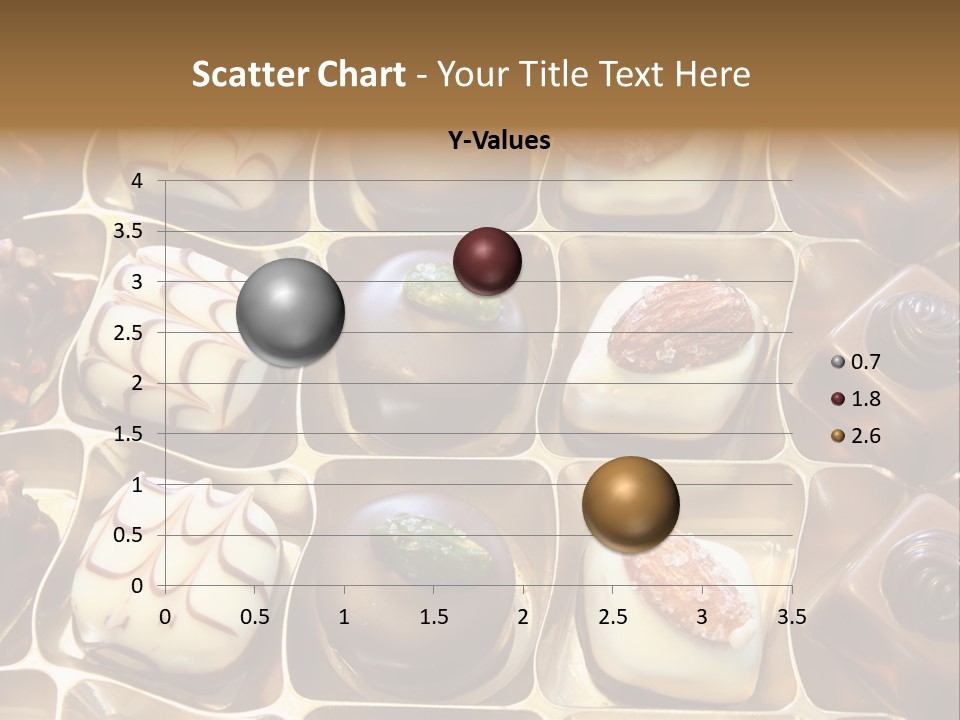 An Array Of Chocolates. PowerPoint Template