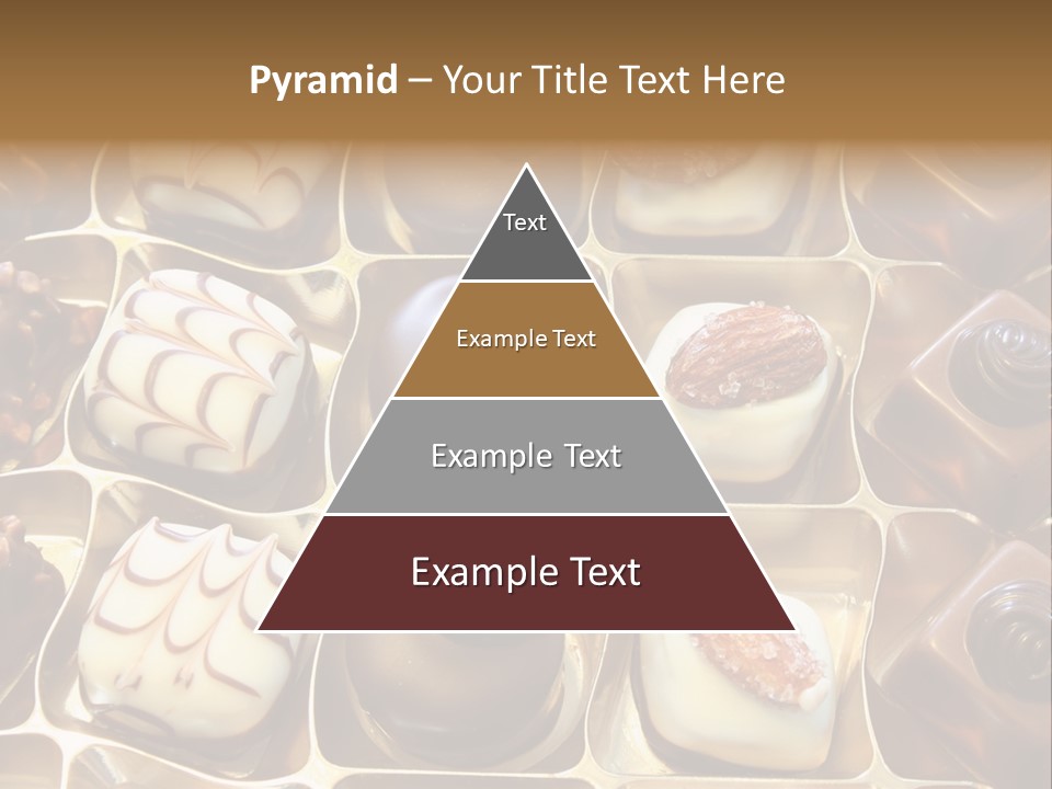 An Array Of Chocolates. PowerPoint Template