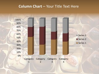An Array Of Chocolates. PowerPoint Template