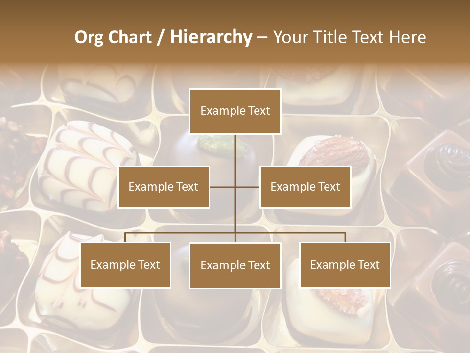 An Array Of Chocolates. PowerPoint Template