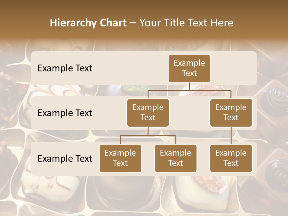 An Array Of Chocolates. PowerPoint Template