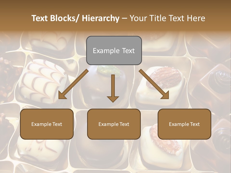 An Array Of Chocolates. PowerPoint Template