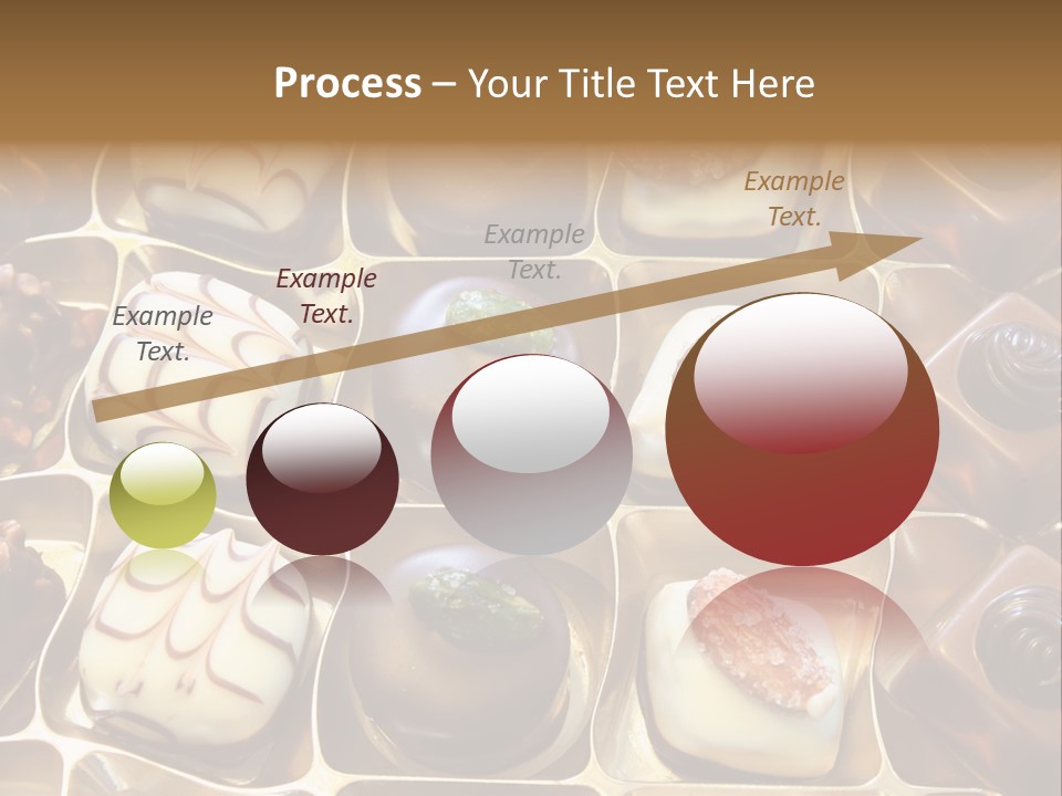 An Array Of Chocolates. PowerPoint Template