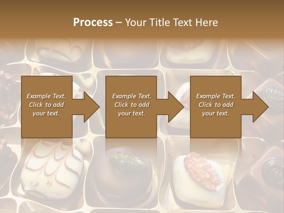 An Array Of Chocolates. PowerPoint Template
