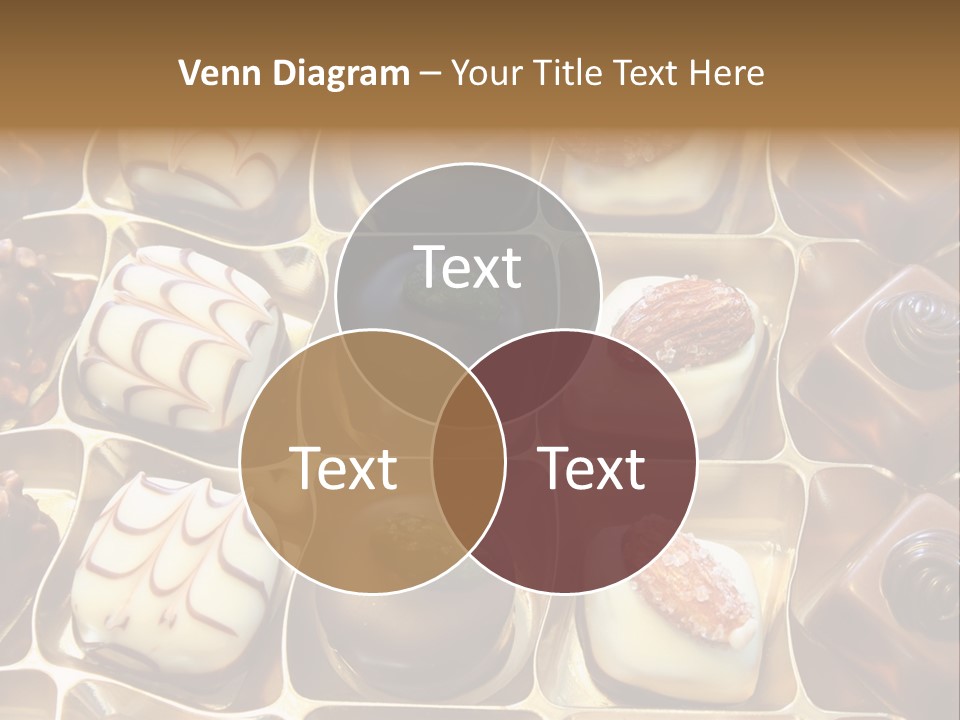 An Array Of Chocolates. PowerPoint Template