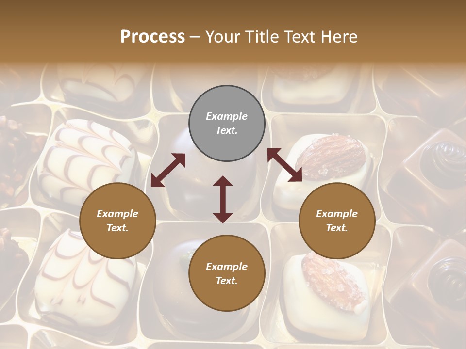 An Array Of Chocolates. PowerPoint Template