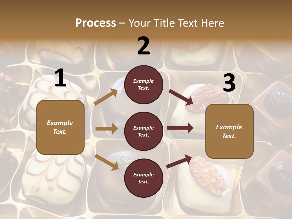An Array Of Chocolates. PowerPoint Template