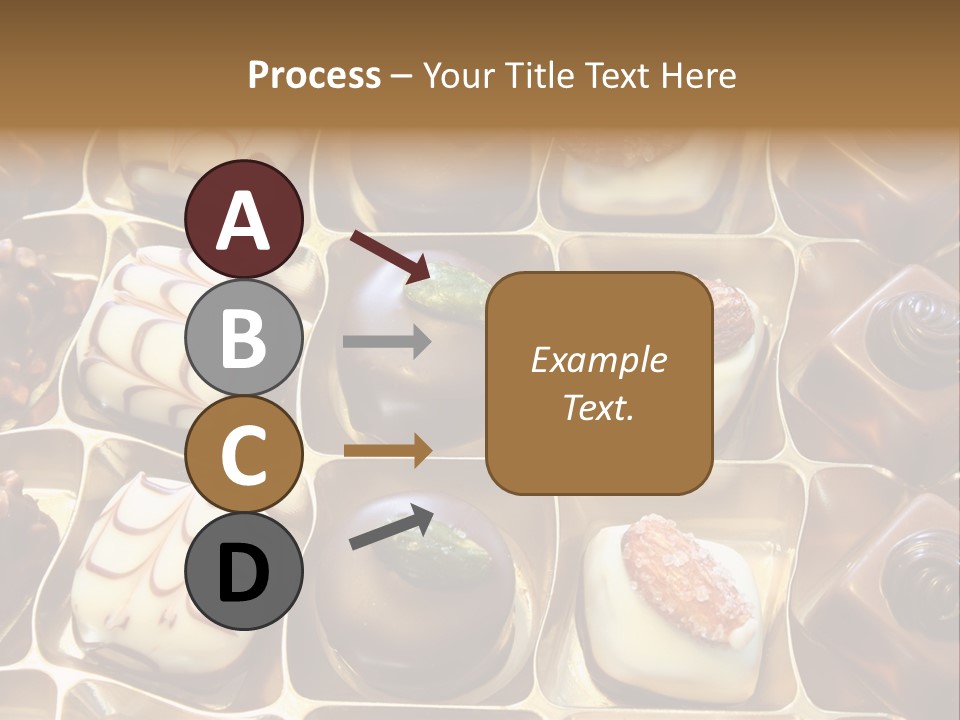 An Array Of Chocolates. PowerPoint Template