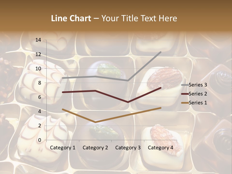 An Array Of Chocolates. PowerPoint Template