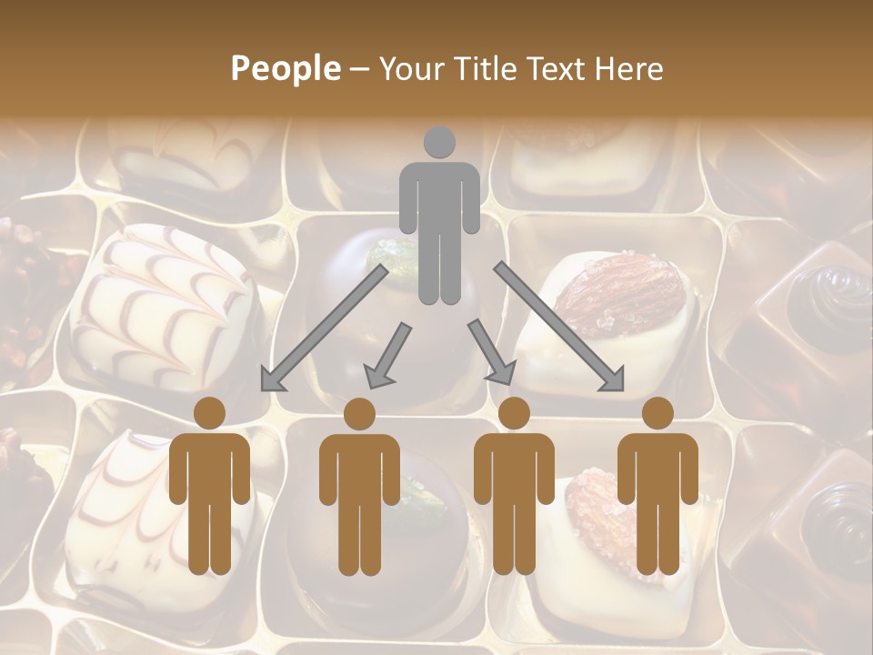 An Array Of Chocolates. PowerPoint Template
