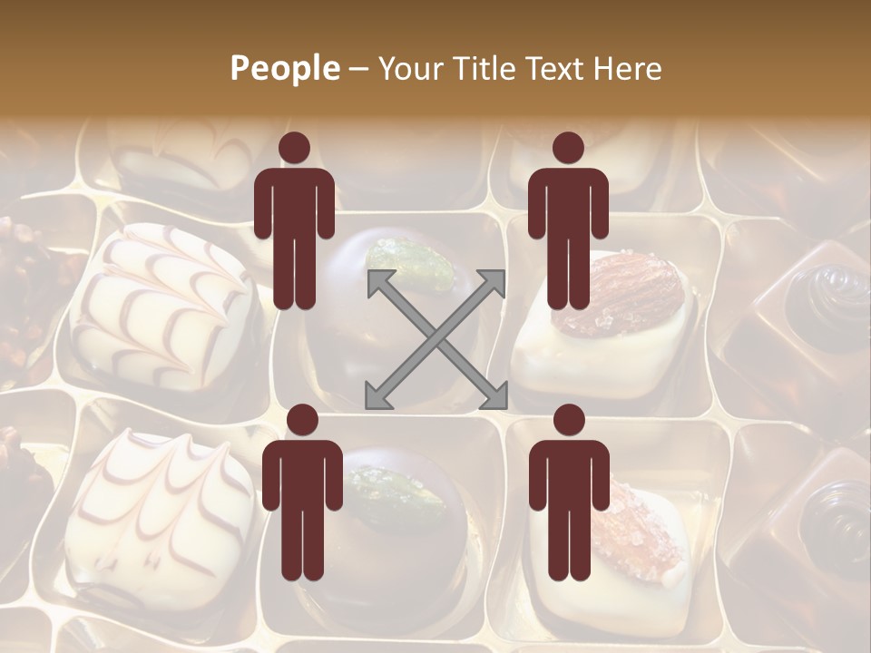 An Array Of Chocolates. PowerPoint Template