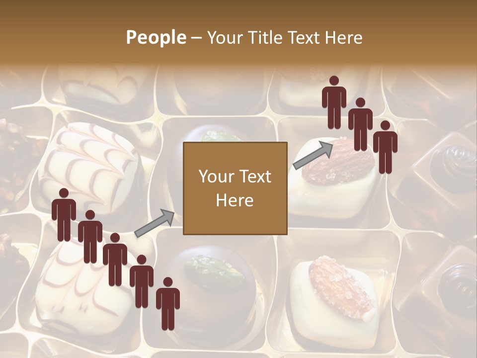 An Array Of Chocolates. PowerPoint Template