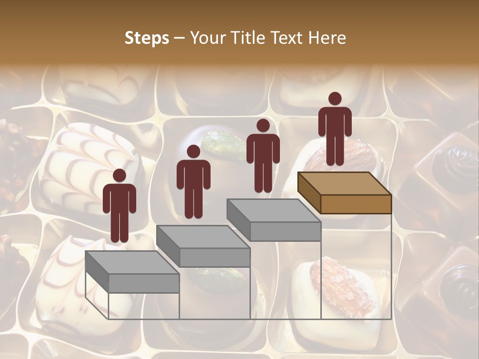 An Array Of Chocolates. PowerPoint Template