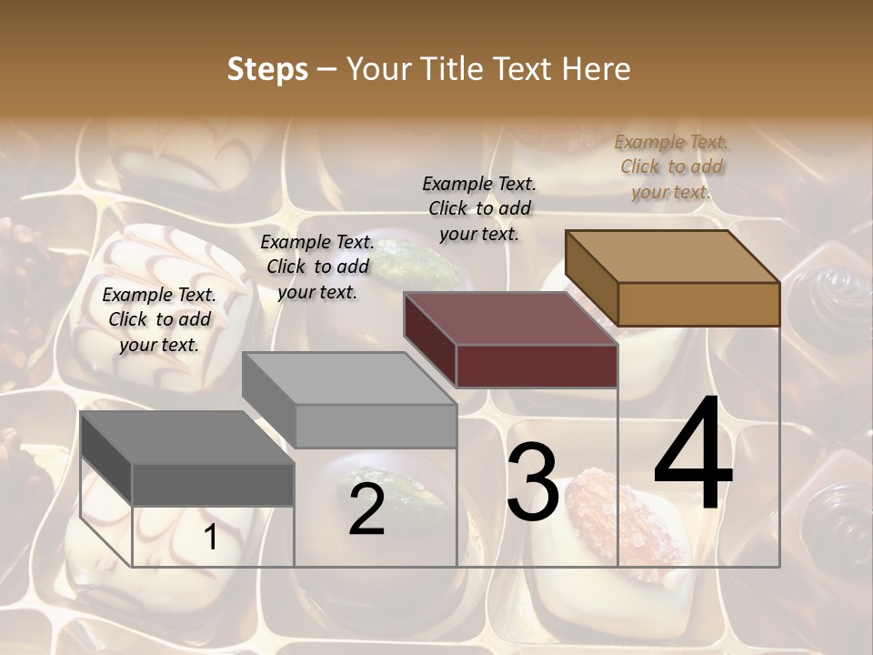 An Array Of Chocolates. PowerPoint Template