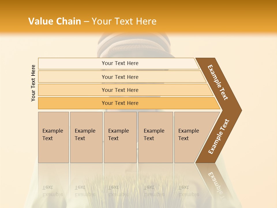 A Man Holding A Box Of Grass Powerpoint Template PowerPoint Template