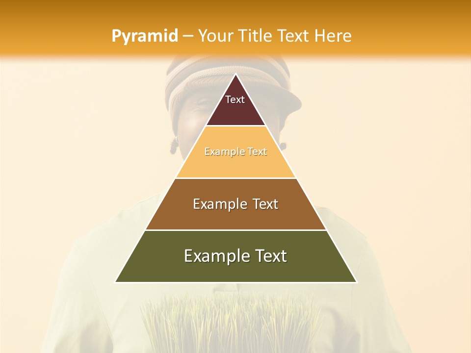 A Man Holding A Box Of Grass Powerpoint Template PowerPoint Template