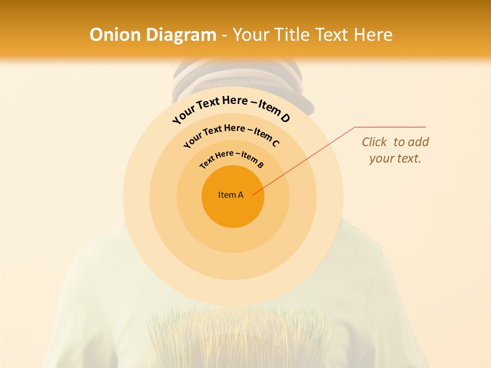 A Man Holding A Box Of Grass Powerpoint Template PowerPoint Template