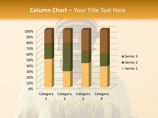 A Man Holding A Box Of Grass Powerpoint Template PowerPoint Template