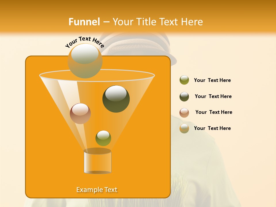 A Man Holding A Box Of Grass Powerpoint Template PowerPoint Template