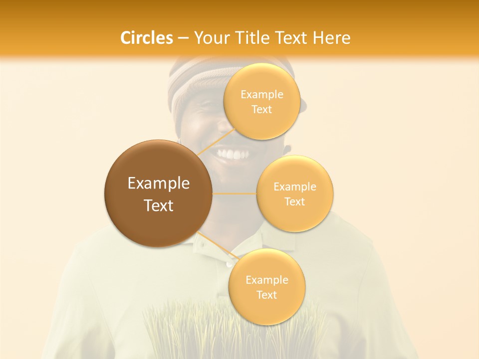 A Man Holding A Box Of Grass Powerpoint Template PowerPoint Template