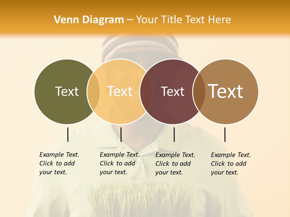 A Man Holding A Box Of Grass Powerpoint Template PowerPoint Template