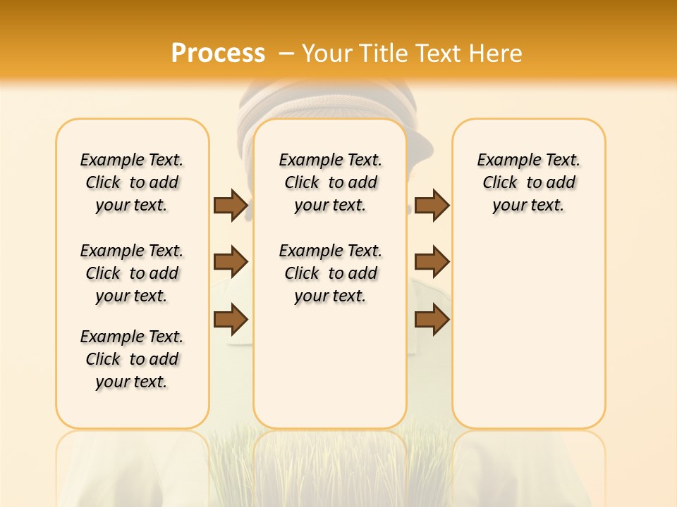 A Man Holding A Box Of Grass Powerpoint Template PowerPoint Template
