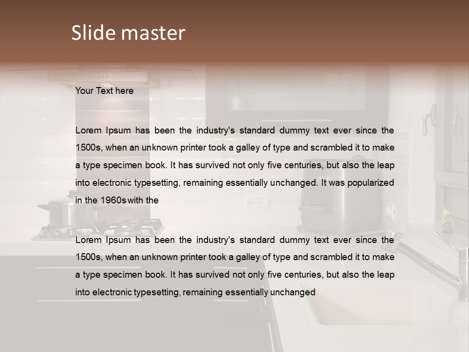 The New Kitchen Room PowerPoint Template