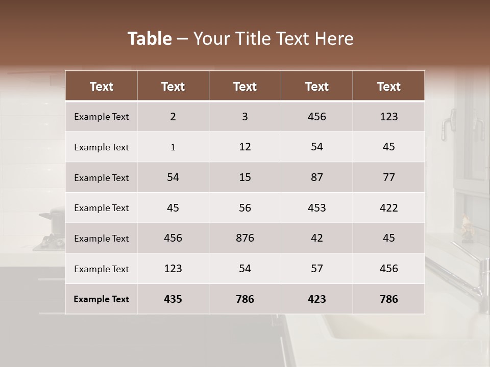 The New Kitchen Room PowerPoint Template