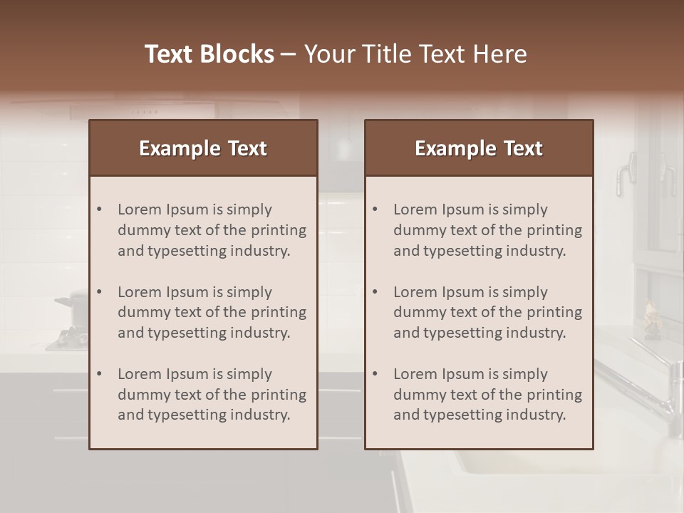 The New Kitchen Room PowerPoint Template
