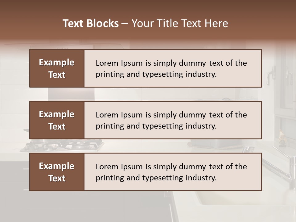The New Kitchen Room PowerPoint Template