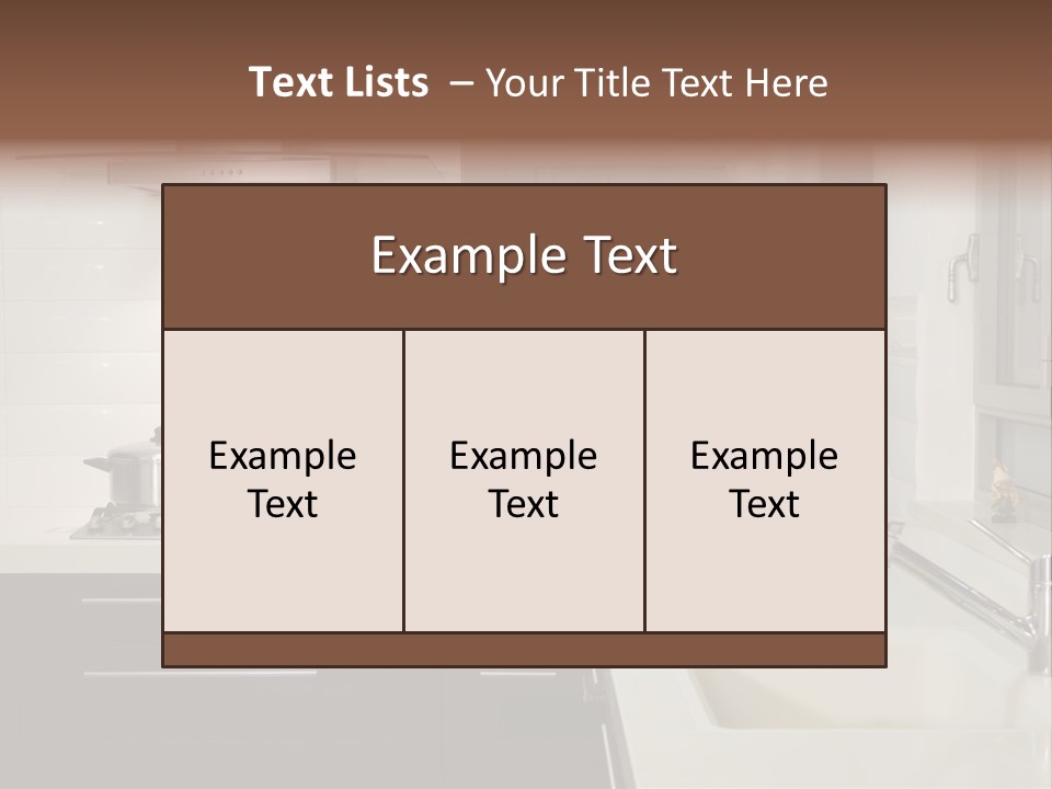 The New Kitchen Room PowerPoint Template