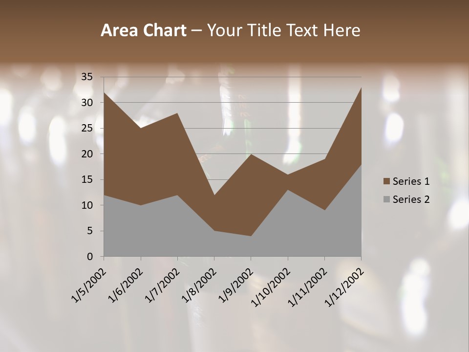 Blurred Liquor Bottles On A Bar. PowerPoint Template