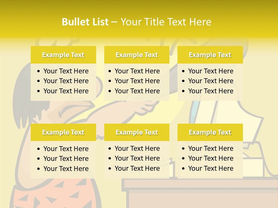 Frustrated Caveman Clobbers His Computer PowerPoint Template