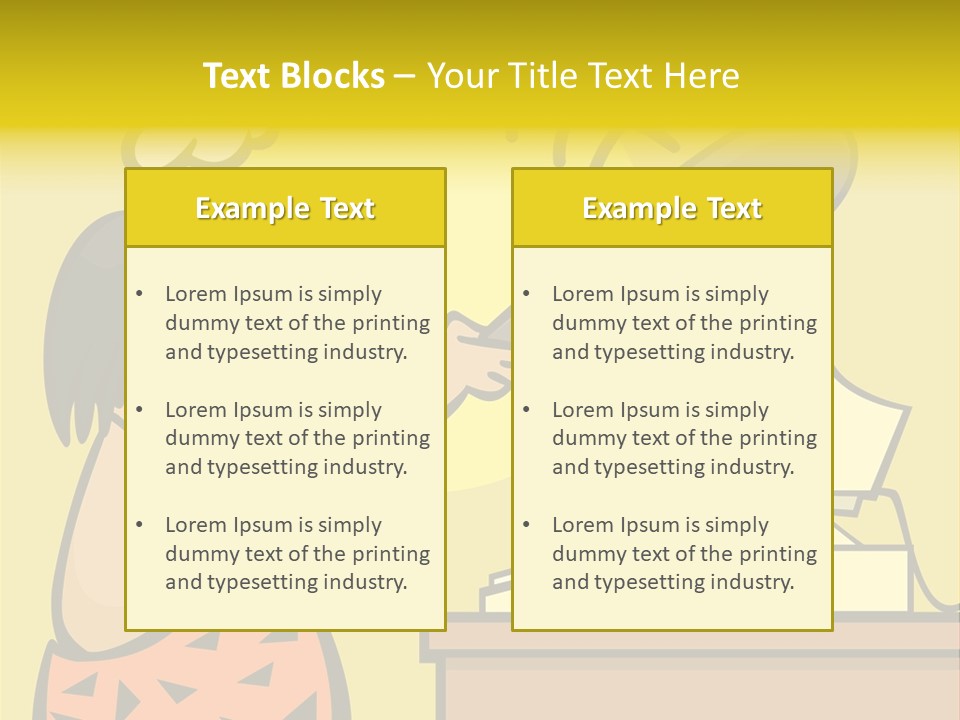 Frustrated Caveman Clobbers His Computer PowerPoint Template