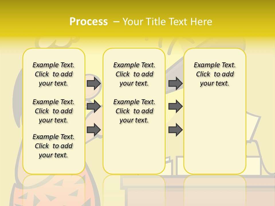 Frustrated Caveman Clobbers His Computer PowerPoint Template