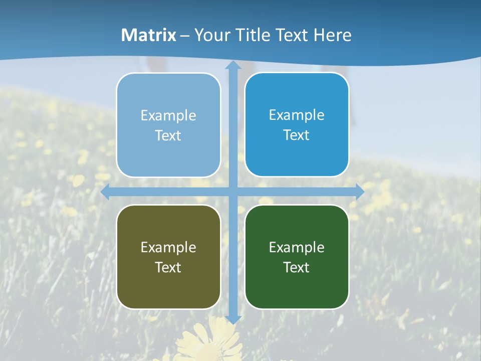 Shopping Cart Moving Through Market PowerPoint Template