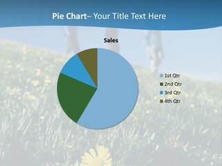 Shopping Cart Moving Through Market PowerPoint Template