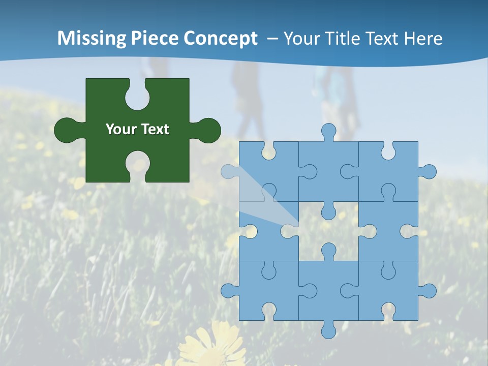 Shopping Cart Moving Through Market PowerPoint Template