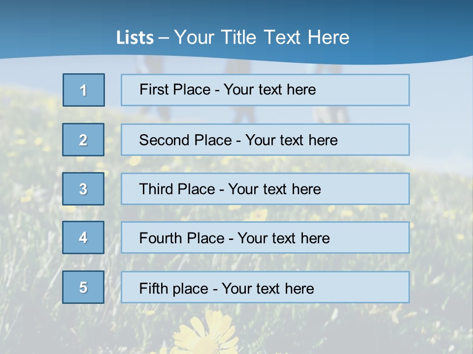 Shopping Cart Moving Through Market PowerPoint Template