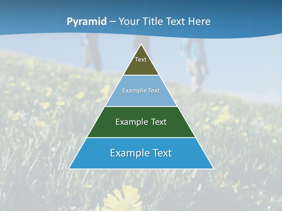 Shopping Cart Moving Through Market PowerPoint Template