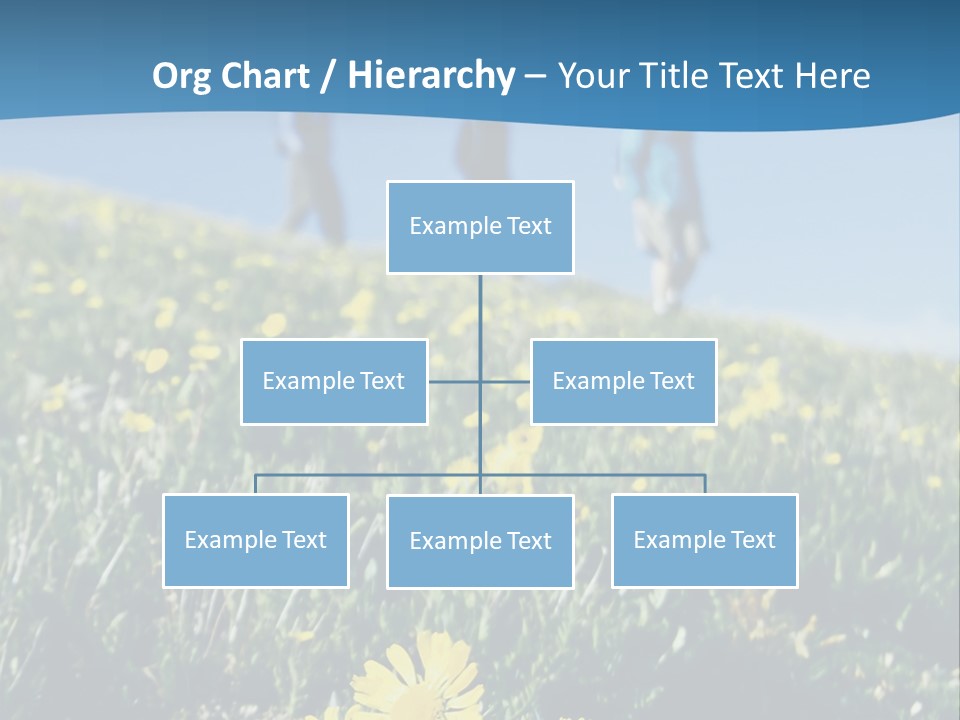 Shopping Cart Moving Through Market PowerPoint Template