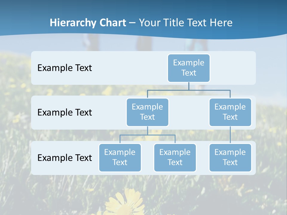Shopping Cart Moving Through Market PowerPoint Template
