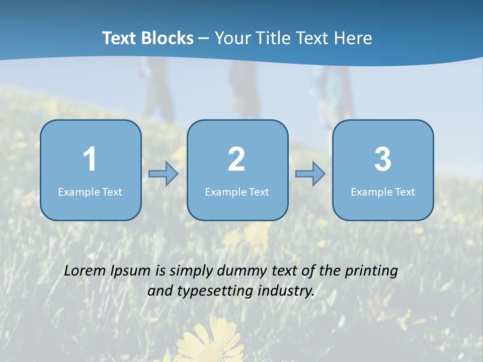 Shopping Cart Moving Through Market PowerPoint Template