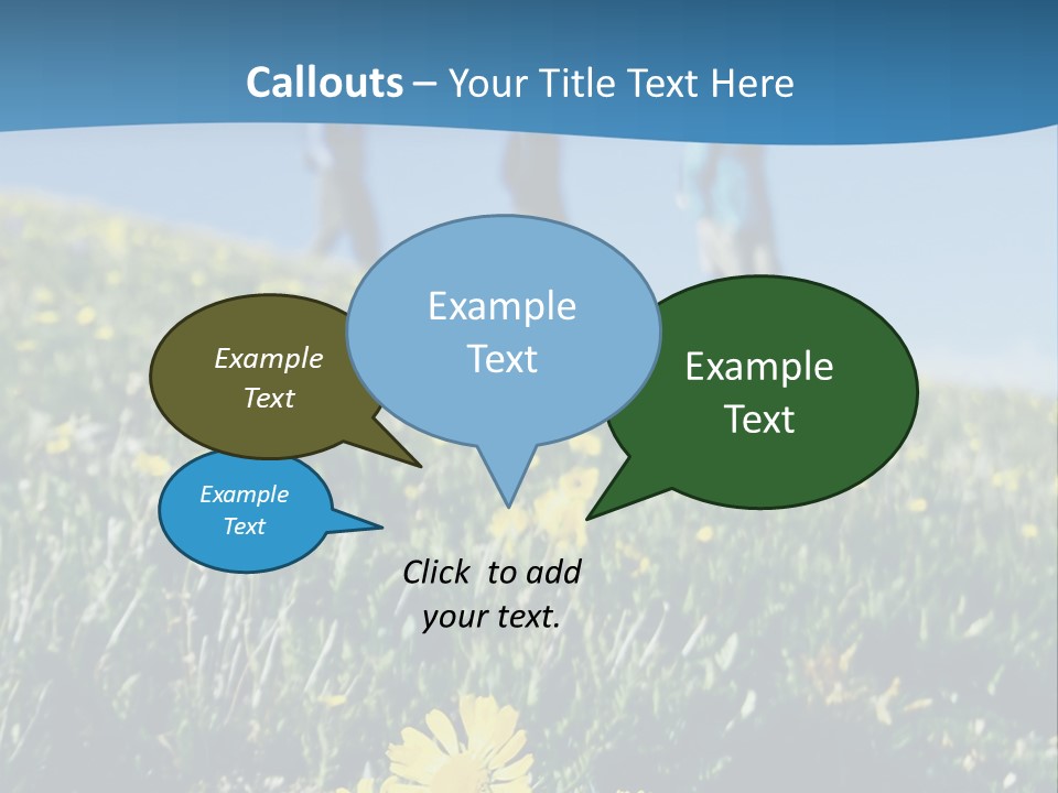 Shopping Cart Moving Through Market PowerPoint Template