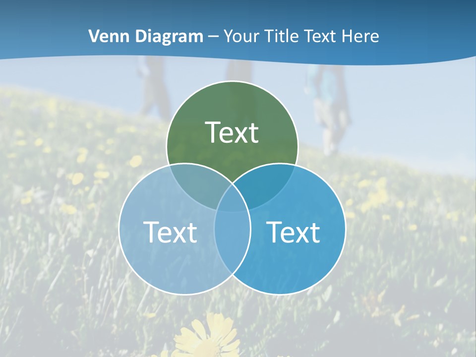 Shopping Cart Moving Through Market PowerPoint Template