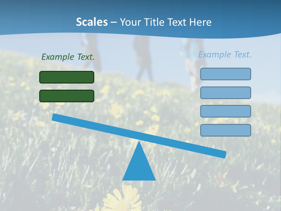 Shopping Cart Moving Through Market PowerPoint Template